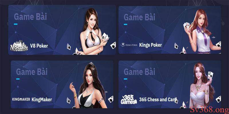 Ưu điểm khi tham gia game bài tại nhà cái sv368