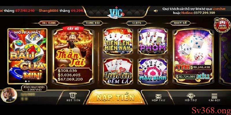 Ưu điểm của cổng game VIC