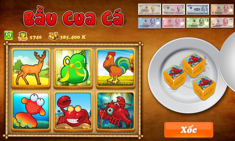 Cách chơi game bầu cua