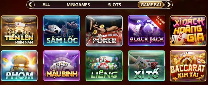 Tổng hợp Game bài Sv368 đỉnh cao nhất thị trường